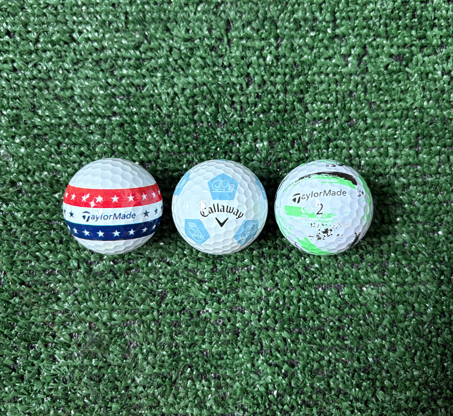 24 Cool/Colorful Golf Balls Assorted