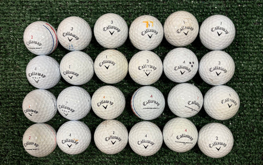 24 Callaway Golf Balls Assorted