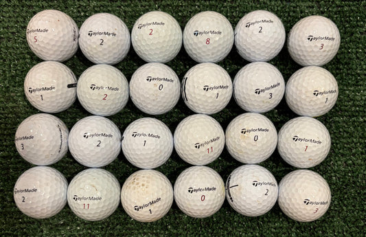 24 Taylormade Golf Balls Assorted